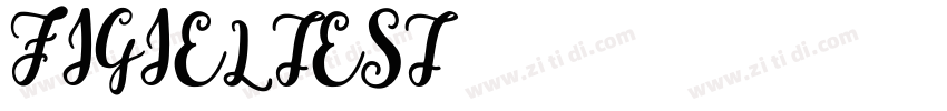 FIGIEL TEST字体转换